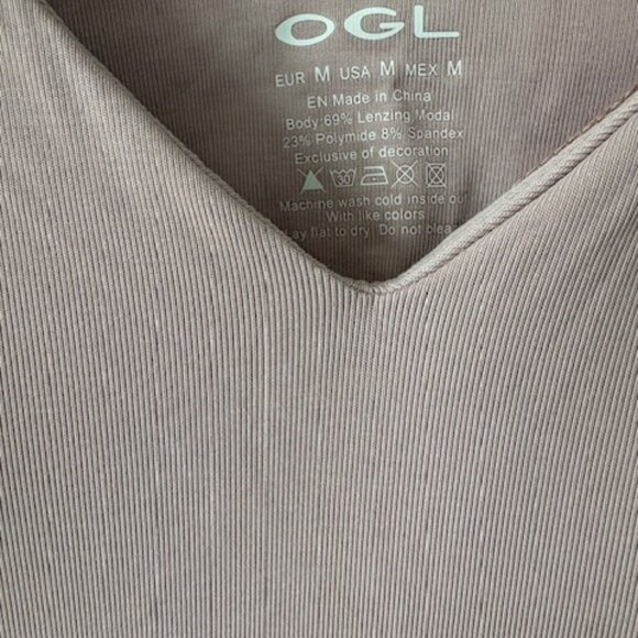 NWT OGL Pale Pink Maxi Brami Dress, Built in Bra - Picture 2 of 4